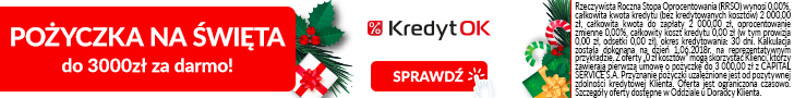 Pierwsza darmowa chwilówka w kredyt ok aż do 3000 zł!