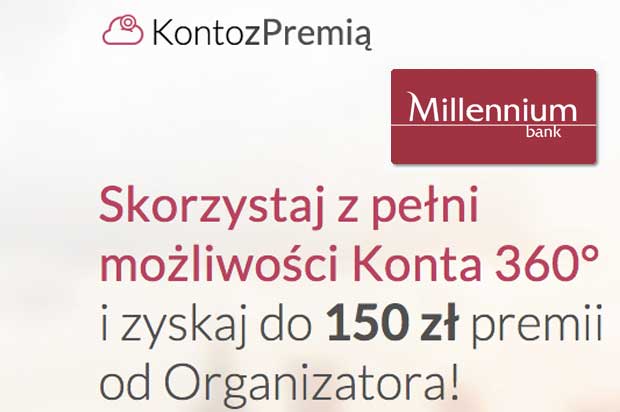 Konto z Premią millenium Bank